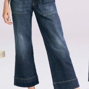 NWT Cabi Lido cropped jeans, denim. Never worn. Just took out of bag for photo.